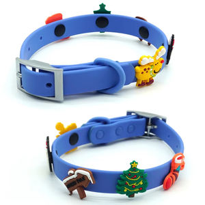 शीर्ष विक्रेता सरल लक्जरी pvc नायलॉन डॉग कॉलर्स ब्रेअवे की सुविधा से सभी छुट्टियों को सजाते हैं - Product Image 1