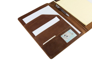 Tùy Chỉnh Da Tài Liệu Danh Mục Đầu Tư Danh Thiếp Chủ Da A4 Văn Phòng Cuộc Họp Thư Mục - Product Image 5