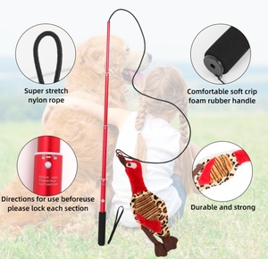Flirt <strong>Pole</strong> <strong>for</strong> <strong>Dogs</strong> Heavy Duty with Rope and Two Toys <strong>for</strong> All Breeds <strong>Spring</strong> <strong>Pole</strong> <strong>for</strong> <strong>Dogs</strong> <strong>Dog</strong> Flirt <strong>Pole</strong> - Product Image 2