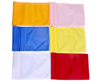 Accessoires de terrain de golf portables Drapeaux de golf colorés Drapeau d'emplacement de trou Mini drapeau de golf avec insert de tube