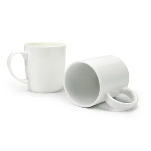 定制标志茶杯咖啡杯升华素白陶瓷杯照片陶瓷印刷图片12盎司11盎司