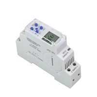 Minuterie numérique mince AC/DC 24-265V ZYT20 10A 250V Interrupteur minuterie micro-ordinateur sur rail DIN