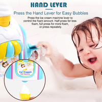 Machine à bulles manuelle pour bain de glace, jouet à ventouse pour la baignoire, pour enfants