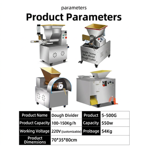 Cortadora de masa hidráulica comercial adecuada para hacer pan, pizza, tortitas y panecillos - Product Image 5