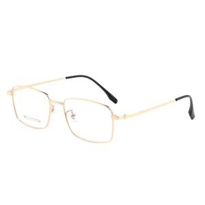 Montures de lunettes rectangulaires Danyang 68032, légères, monture complète, lunettes d'affaires pour hommes, alliage, verres en résine - Product Image 1
