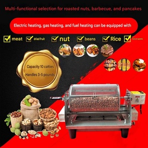 Tostador <span class=keywords><strong>de</strong></span> Nueces Industrial a Gas, Tambor <span class=keywords><strong>de</strong></span> Acero Inoxidable <span class=keywords><strong>de</strong></span> 50 kg para Granos <span class=keywords><strong>de</strong></span> Café, Anacardos y Almendras - Product Image 3