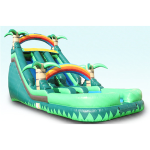 Commercial Blow up Waterslide Custom Tropical <b>Inflatable</b> <b>Water</b> <b>Slide</b> Backyard With Pool Commercial <b>Inflatable</b> <b>Water</b> <b>Slide</b> Commer - Product Image 6
