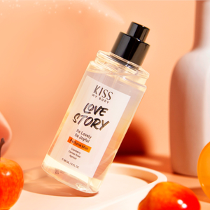 Perfume Corporal Kiss My Body Love Story 88ML, Aroma que Brinda Vibe Romántica, con Notas de Arándano, Rosa Damas y Albaricoque - Product Image 1