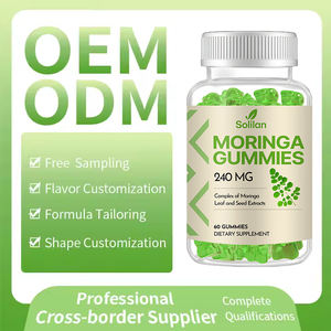 Fabricante Chino Vende al por Mayor Gomitas de Extracto de Hoja de Moringa Azucaradas Personalizadas, Suplementos de Gomitas Super Greens para Europa - Product Image 6