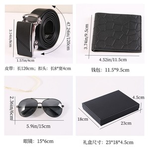 Coffrets cadeaux d'affaires en gros, coffrets cadeaux pour <span class=keywords><strong>la</strong></span> <span class=keywords><strong>fête</strong></span> <span class=keywords><strong>des</strong></span> <span class=keywords><strong>pères</strong></span>, coffrets cadeaux pour hommes, ceintures pour hommes, lunettes <span class=keywords><strong>de</strong></span> soleil, portefeuilles, coffrets cadeaux promotionnels - Product Image 2