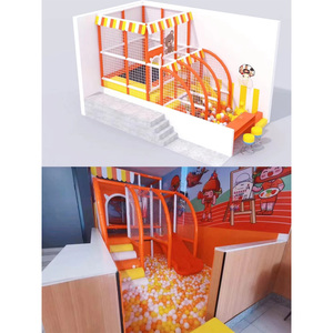 Customized <b>Indoor</b> Playground Set for Kids Small Soft Play with <b>Slides</b> and Swings - Product Image 3