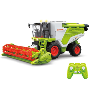 Moissonneuse-batteuse télécommandée 1:24, tracteur agricole RC 6 canaux 2,4 GHz avec lumière, son et pulvérisation, <span class=keywords><strong>jouet</strong></span> pour enfants, cadeau - Product Image 2
