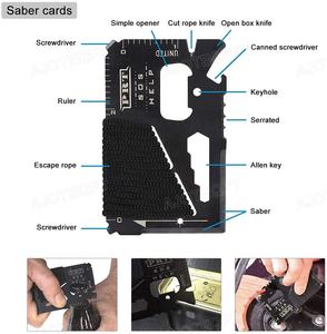 Wosai — outil de survie professionnel, équipement d'urgence, trousse de premiers secours, équipement pour les familles et le Camp de randonnée - Product Image 5