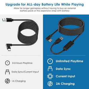 Tinta Cable 10 Feet/3 Meters iigh-peed ATA ransfer ran3.2 enen1 capaz de Gaming Pable <span class=keywords><strong>para</strong></span> culculus uest 2 - Product Image 4