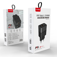 Chargeur rapide Type C PD20W 30W pour téléphones portables, chargeur rapide pour téléphone US EU pour iPhone Samsung