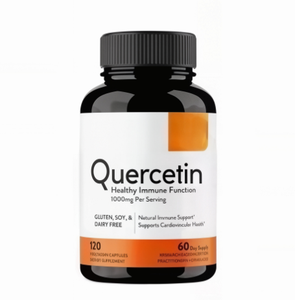 Capsules de Quercétine : Complément Naturel d'Extrait de Quercétine, Antioxydant, Soutien Immunitaire, Soin des Poumons - Product Image 1