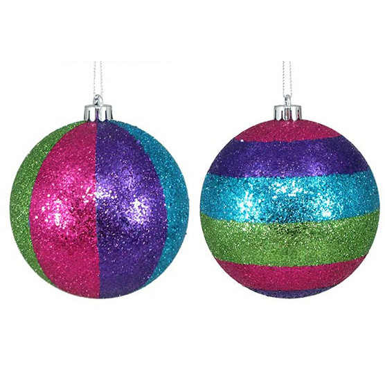 SENMASINE Custom Handmade Printing Deer Pattern Christmas Ball Ornament for Festival Xmas Holiday Decoration Bauble Balls