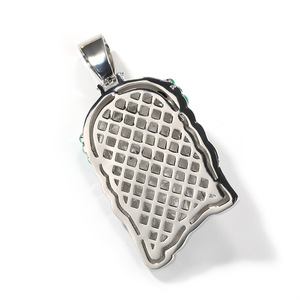 Nuova Collana da Uomo Stile Hip-Hop con Ciondolo Gesù in Zirconi Ghiacciati, Catena a Corda in Ottone Luminoso, Regalo per Matrimoni, Feste e Fidanzamenti - Product Image 6