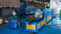 Machine de formage de profilés pour portes/fenêtres en acier avec contrôle PLC et moteur, système de laminage à froid haute productivité