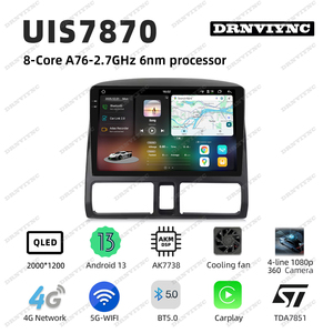 Sistema Multimedia para Automóvil Android 13 QLED 2K de 9.5 Pulgadas, Autoradio con Navegación GPS, Estéreo para <span class=keywords><strong>Honda</strong></span> CRV <span class=keywords><strong>CR</strong></span>-<span class=keywords><strong>V</strong></span> <span class=keywords><strong>2001</strong></span>-<span class=keywords><strong>2006</strong></span> - Product Image 4