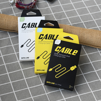 Boîte d'emballage de câble de données USB Type C Carton réutilisable pour accessoires de téléphone portable pour l'électronique grand public