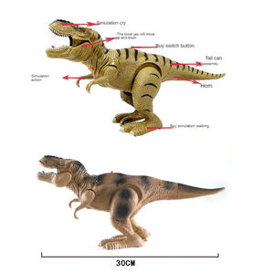 AiJH Jouets animaux dinosaures électriques interactifs pour enfants, avec fonctions de marche, de balancement des mains et des pieds, et de tête, et effets sonores - Product Image 5