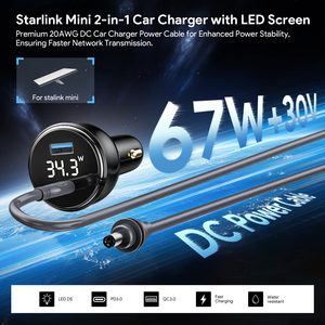 EP-SK0102 Starlink Mini 100W 2-in-1 autolader met 3M Type-C naar DC kabel - Product Image 4