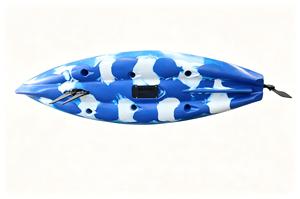 Kayak de pêche à pédales en PEHD de 10 pieds, monoplace, type sit-on-top, avec moteur électrique, durable pour l'océan et les lacs, canoë motorisé - Product Image 6