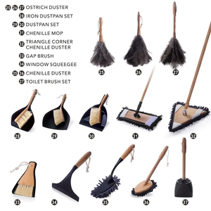 Masthome – fournisseur <span class=keywords><strong>professionnel</strong></span>, série de bambou commun, <span class=keywords><strong>plumeau</strong></span> à plumes d'autruche avec manche en bambou - Product Image 2