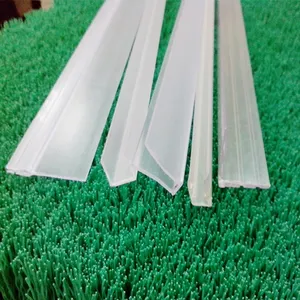 Ustom-Perfil de extrusión de goma de silicona de alta calidad, tira de sellado de plástico PVC para puerta corredera de vidrio, ventana
