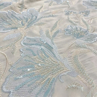 Nouveau tissu jacquard tricoté enduit de PVC, respirant, écologique, brodé de paillettes, pour robes, vestes et accessoires, en stock