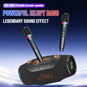 Altavoz Bluetooth SING-E CQS-S666 de 5 Altavoces y Subwoofer de 8 Pulgadas con Micrófono Inalámbrico para <span class=keywords><strong>Karaoke</strong></span> en Casa y Uso en Exteriores - Product Image 4