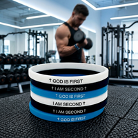 Bracelets en silicone personnalisés, écologiques, imperméables, pour le sport, avec motif de dessin animé, 6 mm, pour les fans de concerts, clubs de fans, pour hommes et femmes