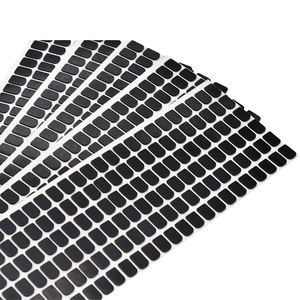 <span class=keywords><strong>แผ่น</strong></span>ยางซิลิโคนจุดยึดเฟอร์นิเจอร์มีกาวในตัวสีดำป้องกันการสั่นสะเทือนแบบปรับแต่งเองได้ - Product Image 1