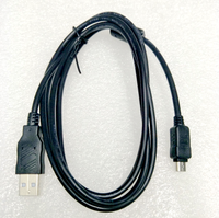 Cable USB de 1.5M con 12 Pines para Cámara, Cable de Datos y Carga para CB-USB5 / USB6 12P para Cámara Olympus