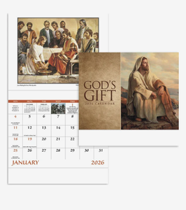 Calendari da Parete Religiosi Personalizzati con Logo 2026 Promozionali All'Ingrosso per Aziende 12 Mesi - Product Image 3