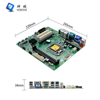 Nouvelle carte mère industrielle OEM ODM LGA1150 Intel I3/I5/I7 Q85 DDR3 16 Go de RAM max 11 USB 2 LAN SATA VGA Sortie HD PCIe X16/X4 ATX