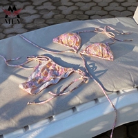 Diseño Estampado de flores Trajes de baño Chica joven Sexy Bikini Traje de baño Ropa de playa Mly Bikini Sexy