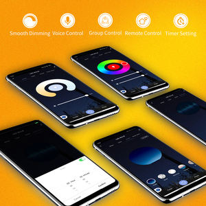 Lot de 3 ampoules LED intelligentes A19 à changement de couleur WiFi-BLE 9W 810LM, culot E26, compatibles avec <span class=keywords><strong>Alexa</strong></span>, aucun hub requis pour l'éclairage d'ambiance - Product Image 3