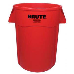 Bidone per Rifiuti Brute 167 L Rosso per Uso Commerciale - Product Image 1