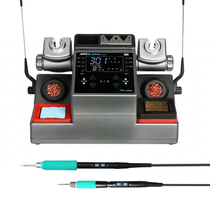 AIFEN A902 Dual-Lötstation für Lötkolben zur Reparatur von Mobiltelefonen und Elektronikprodukten, Kompatibel mit 115/210/245 Lötspitzen - Product Image 5
