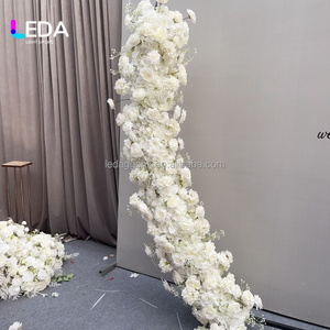 LEDA Handmade Silk Custom Elegant Flower <b>Runner</b> for Chandelier Stand Artificial Flower Wedding Party Events Decoration - Product Image 5