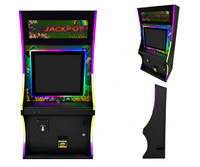 Bornes d'arcade de jeu de compétences avec écran tactile 19 pouces, vente en gros usine, jeu POG595 FOX340 American Pearl of the Caribbean