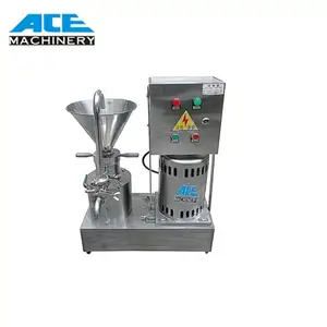 Peanut Butter Making Machine Colloid Mill For Bone Meal Chicken Fish Cashew Nut Processing