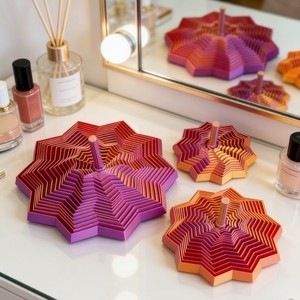 Juguete de decoración 3D con ilusión óptica impresa en 3D, estrella plegable, polígono, torre de rábano, espiral, SDM04, genial para descompresión - Product Image 2