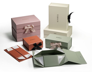Custom Corrugated Cardboard Handbag Packaging <b>Box</b> with Ribbon Wholesale Underwear Shoe Clothing Paper <b>Box</b> - Product Image 1