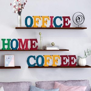 Manualidades decoración del hogar letras del alfabeto de <span class=keywords><strong>madera</strong></span> multicolor - Product Image 5