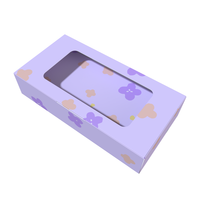 Boîtes en papier écologiques pour fêtes, sushis, fruits, chocolats, biscuits, desserts, emballages de traiteur avec fenêtre