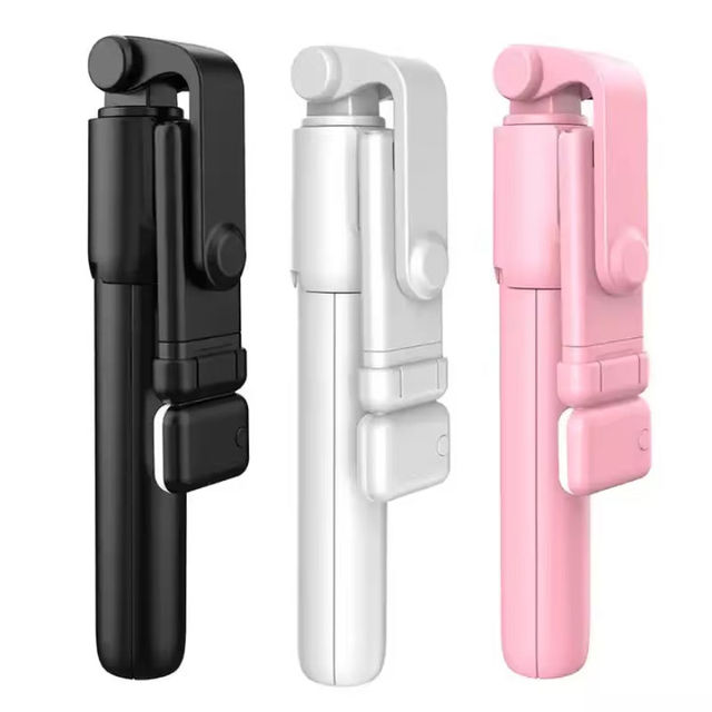 Beauty Led Light Foldable Carbon Fiber Remote Control Selfie Stick 360 Degree Wireless Control Mobile Phone Tripod Stand