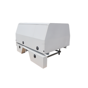 Caja de herramientas lateral de aluminio para camioneta, con doble tapa abatible, impermeable, con cerradura, para almacenamiento de herramientas bajo la plataforma de la camioneta Hilux D-Ma - Product Image 5